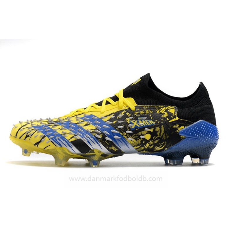Adidas Predator Freak.1 Low FG X-Men Wolverine Fodboldstøvler Herre – Gold Silver Sort Limited Edition